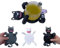 3D Printed Cat Coasters with Moving Legs - Cute Cat Mug Holders for Drinks, Heat Resistant Coasters That Hold the Cup, Pet Lover Gift, Coffee Table Decor，Housewarming Present for pet Owners (grey)