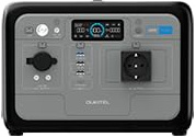 OUKITEL P800 station électrique portable 800 W, générateur solaire avec batterie LiFePO4 512 Wh, puissance maximale 1600 W, charge rapide, 6 kg pour le camping, les voyages