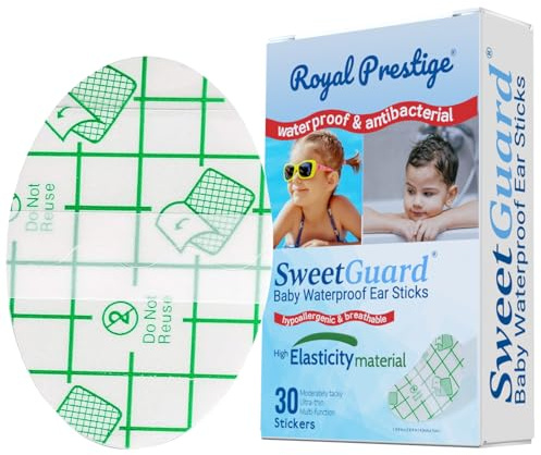 Ohrenschützer Für Die Dusche – Wasserdichte Ohrenschutz-Duschhauben | 30 Stück Schwimmband | Sichere Und Tragbare Ovale Protektoren Zum Baden, Surfen, Für Kinder Und Erwachsene