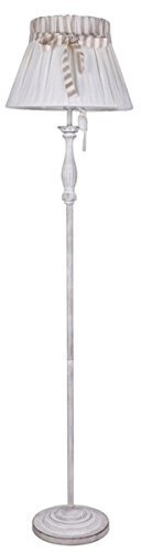 Casa Padrino Jugendstil Stehleuchte Antik Weiß Ø 40 x H. 164 cm - Stehlampe im Jugendstil