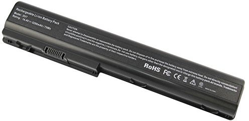 ARyee DV7 Batteria compatibile con HP Pavilion DV7-3111EA DV7-1153CA DV7-3020SA DV7-2030EA HDX18 DV7 DV8 Series HSTNN-DB75 HSTNN-IB75(5200mAh 14.4V)