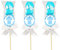 Bulgari - Set spiedini di marshmallow fai da te (Calcio - Azzurro)