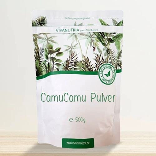 VivaNutria Camu Camu Pulver 1000g I Vitamin C Pulver I Camu-Camu Superfood Pulver für Smoothies, Shakes & Müslitopping I natürliches Vitamin C I Ascorbinsäure I Antioxidantien I vegan