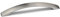 Handle & Home 160mm Brushed Nickel Bow Handle Curved Grey Kitchen Cupboard Cabinet Handle Wardrobe Furniture Replacement Upcycle