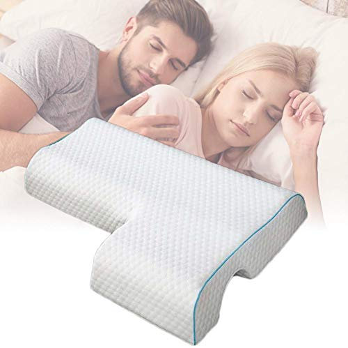 Fashionapple Memory-Foam-Kissen Zum Schlafen, Paarkissen, Armkissen, Atmungsaktives Gewölbtes Kuschelkissen, Slow Rebound-Druckkissen Für Armlehnen-Lordosenstütze (Linker Arm)