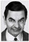 FDKJ Mr Bean Porträt-Zeichen-Poster, dekoratives Gemälde, Leinwand, Wandkunst, Wohnzimmer, Poster, Schlafzimmer, Malerei, 20 x 30 cm