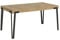 Itamoby, Ausziehbarer Tisch Rio Eiche Natur 90 x 160 cm ausgezogen 264
