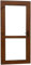 Porta esterna in PVC PVC per negozio, balcone, casa, economia. 4 colori: antracite, rovere dorato, noce, bianco (100x210 porta sinistra, rovere dorato)