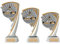 Druckspezialist Kart Pokal Pokalset CROZON Gokart Kartsport Trophäe mit Gravur (S - 14,5 cm)