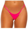 Koucla Bas de bikini brésilien sexy pour femme - Rose fluo - Taille 40 (L), rose fluorescent