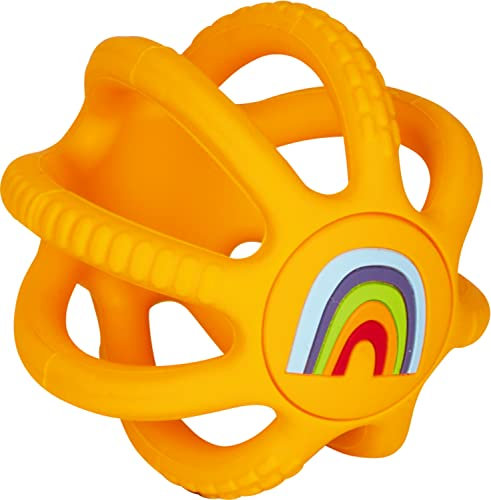 Die Spiegelburg - Silikon-Greifball Regenbogen, BabyGlück, 15913