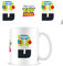 Disney Alphabet Personalisierte Tasse (B for Buzz Lightyear) 325 ml Keramik-Kaffeetasse in Präsentation, Disney-Geschenkbox, offizielles Merchandise-Produkt, Blau, Weiß