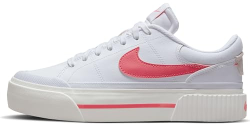 Nike Sportschuh WMNS Court Legacy Lift, Weiß Coral 102, DM7590-102, 40.5 EU (9 US)
