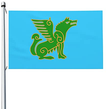 Nogai-Flagge, 90 x 150 cm, für den Außenbereich, tion, leichtes Banner, für Zuhause, Party, Hof, 3 x 5 Flaggen