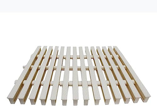 XPLKQXE Swimming Pool Grating Splice Gutter, PPS Plastic Drain Grate Mat, Three Interface Drainage Equipment,Grate Cover Removable,Drainage Gutter Guard Grill (Color : White, Size : 30x100cm)