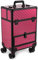 SEVICO Kosmetikkoffer Schminkkoffer Beauty Make-up Case Multikoffer professioneller Make-up Rollkoffer Organizer für die Reise abschließbare Friseurkoffer mit 360° drehbaren Rollen B:34xT:24,5xH:50 cm
