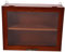 HOLIDYOYO 1 Stück Mini-Holzvitrine Bambus-Brotschrank Mit Durchsichtigem Frontfenster Arbeitsplatte Tassenständer Vintage-Sammelobjekt-Vitrine Holzregal Für Den Heimladen