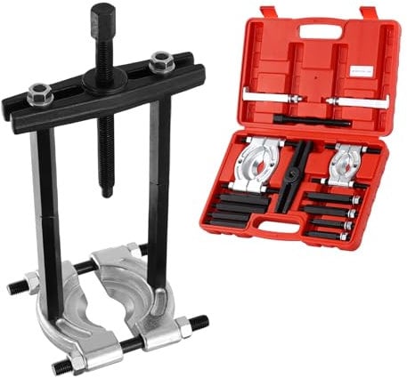 VEVOR Kit estrattore cuscinetti 14 pezzi, separatore cuscinetti 5T, kit rimozione cuscinetto pignone con ganasce da 50-70 mm 30-50 mm, separatore cuscinetti ed estrattore