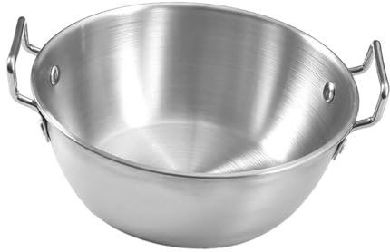 perfk Olla para cocinar fideos, olla para Ramen, olla para fundir y hervir, olla para sopa de Kimchi, olla para cocinar Ramen para cocina de inducción, para, 12CM plata