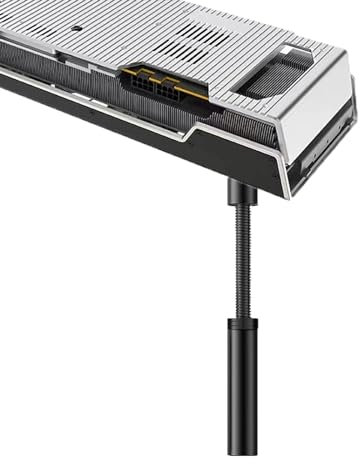 Grafikkarten-Halterung, Grafikkarten-GPU-Halterung, GPU-Halterung, verstellbare GPU-Halterung, Schwarz (L passend für 7,4 - 12 cm)