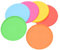Frisbee en Silicone pour Chien 6 pièces, Jouet pour Chien de Jardin extérieur Frisbee Six Couleurs, Jeu de Chasse interactif pour Animaux de Compagnie, Jouet à mâcher