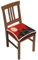 Stuhlsitzbezug 2er Set, Pop Art Stamp Stuhlsitzbezüge für Esszimmer Stretch Stuhl Hussen für Bankett, Küche, Party, Hotel