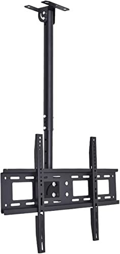 KCGCIHMS Fernsehtisch, multifunktionale, verstellbare Deckenhalterung für Fernseher, schwenkbare und neigbare TV-Halterung für die meisten LCD-Flachbildschirme und gebogenen Fernseher, mit