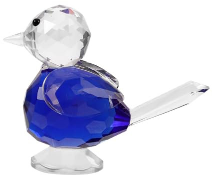ERINGOGO Vogel Buntglas Deko Glasvogel Glasornament Für Zuhause Bar Büro Restaurant Schmücken Mit Kompakter