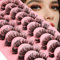 Cluster Individual D Curl Russian Fluffy DIY Eyelash Extension Look Reusable Handmade Thick Soft Dramatic Fake 10 Pairs(DD05-16)