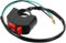 Amosfun interruptor modificado faro de motocicleta manillar de moto Lámpara de señal de de luz de la motocicleta luz de las señales de de la motocicleta el plastico