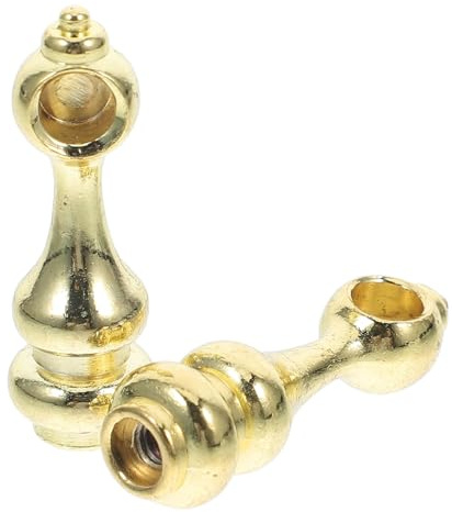 ibasenice 2pcs Wine Cabinet Railing Decor Guard Rail Hardware Zinc Alloy Connector with Reliable Connection Elegant Decoration Versatile Design for Glass Bar Cart