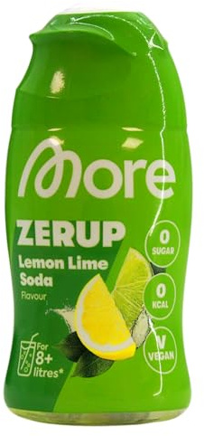 More Zerup Lemon Lime Soda Flavour Getränkesirup Zero, 5er Pack (5 x 65ml)