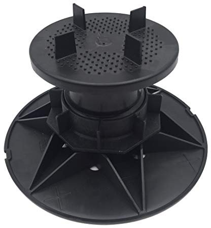 EINSIDE Justierbarer Plattenlager, Stelzlager Stellfuß für Terrassen-Platten Keramik Stein Beton Fliesen, Stelzlager Höhenverstellbar, Höhenverstellbar 35-50 mm, Box mit 25 Stück