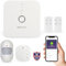 Wolf-Guard 4G WiFi Smart Alarm System,App Remote Control Alarm Box with Door Window Sensor, Motion Detector, Siren