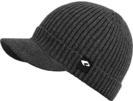 CHILLOUTS Bento Strickmütze Wintermütze Beanie Skimütze (One Size - anthrazit)