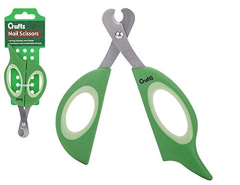 Jocbinltd 876046 Crufts Pet Nail Scissors | 1 Pc Accessory, Green