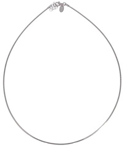 Omegareif 42+3 cm lang aus 925 Silber rhodiniert