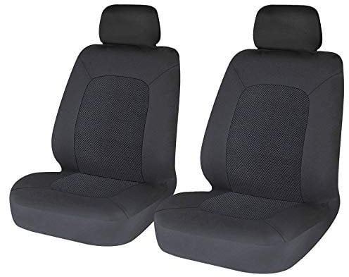 UKB4C Modern Black Front Set Car Seat Covers for VW Volkswagen Polo All Models