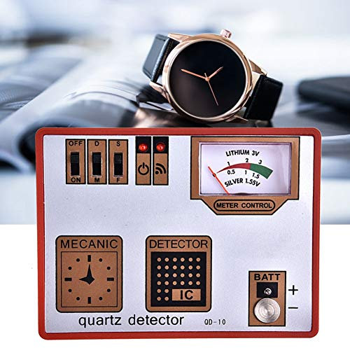 【Anno nuovo 2021 】 Rilevatore di quarzo orologio cronometro attery & Pulse tester, tester di batteria, smagnetizzatore per orologi per orologiai Riparazione Wacth