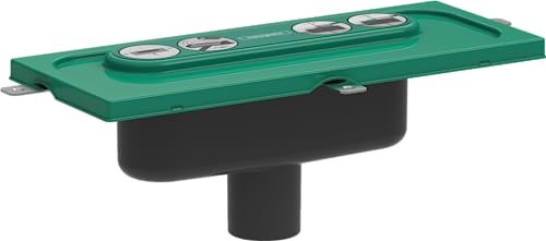 Hansgrohe 01002180 Boîtier de vidange de Douche Universel UBox pour Installation Verticale Corps de Base, Chrom