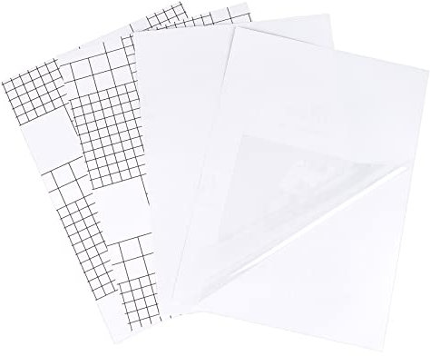 BENECREAT 50 Blatt A4 Selbstklebende Laminierblätter, 21x30 cm Wasserdichte, Selbstversiegelnde Laminierfolien, Glänzend, Briefgröße, für Zertifikate, Fotos, Kunstwerke, Bürobedarf