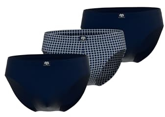Ceceba Herren Slip blau längsgestreift 3er Pack
