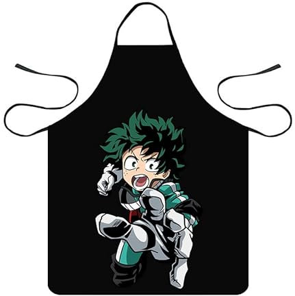 Zhongkaihua Anime Kochschürze My Hero Academia Küchenschürze Latzschürze Lustige Küchenschürze für Kinder und Erwachsene