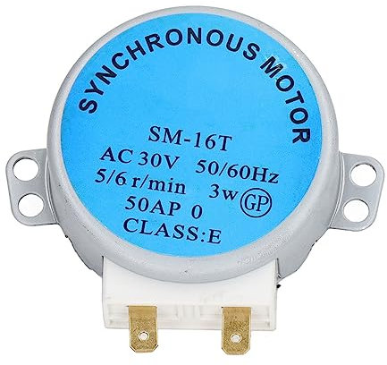 Motor de Microondas de 4 W, SM 16T Motor de Placa Giratoria para Horno de Microondas Motor Síncrono de Horno de Microondas de Cobre y Aluminio Original para AC30V LG Electronics