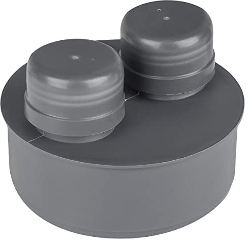 Valvola di ventilazione Ø DN110 Aeratore tubo di sfiato per tubo di scarico grigio