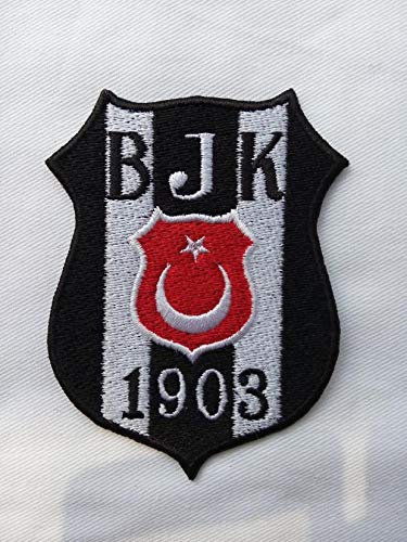 2stk FC Besiktas Aufnäher Patch Football Fussball Soccer Club Iron on bügelbild aufbügler Badge Team logo