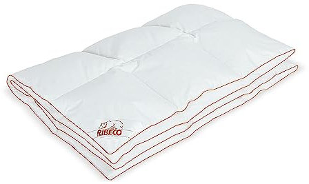 RIBECO GERMANY Bettdecke Daune Ella leicht 135 x 200 cm