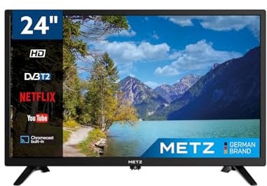 Metz Smart TV, Serie MTC6020, 24(60 cm), HD, Led, Android TV 9.0, HDMI, USB, Nero