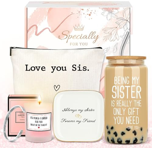 CHESACE Regalos de cumpleaños para hermanas de hermanas, regalos de cumpleaños para hermana mayor, regalos de cuñada, regalos de cumpleaños geniales para hermana de hermanas, regalos divertidos para