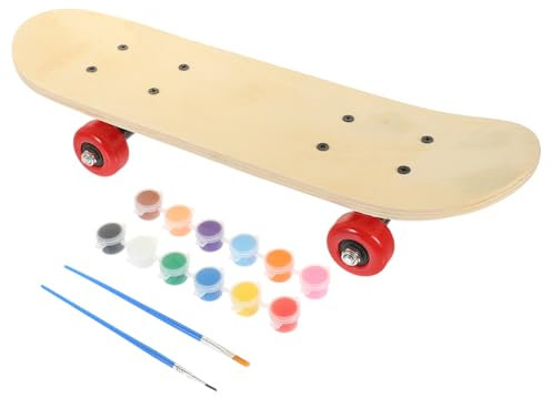 SEWACC 1 Set Graffiti Malerei Set Klassische Skateboards Skateboard Für DIY Leeres Brett Leere Skateboards DIY Skateboard Material Holz Deckbrett DIY Rohling Skateboard Holzdeck